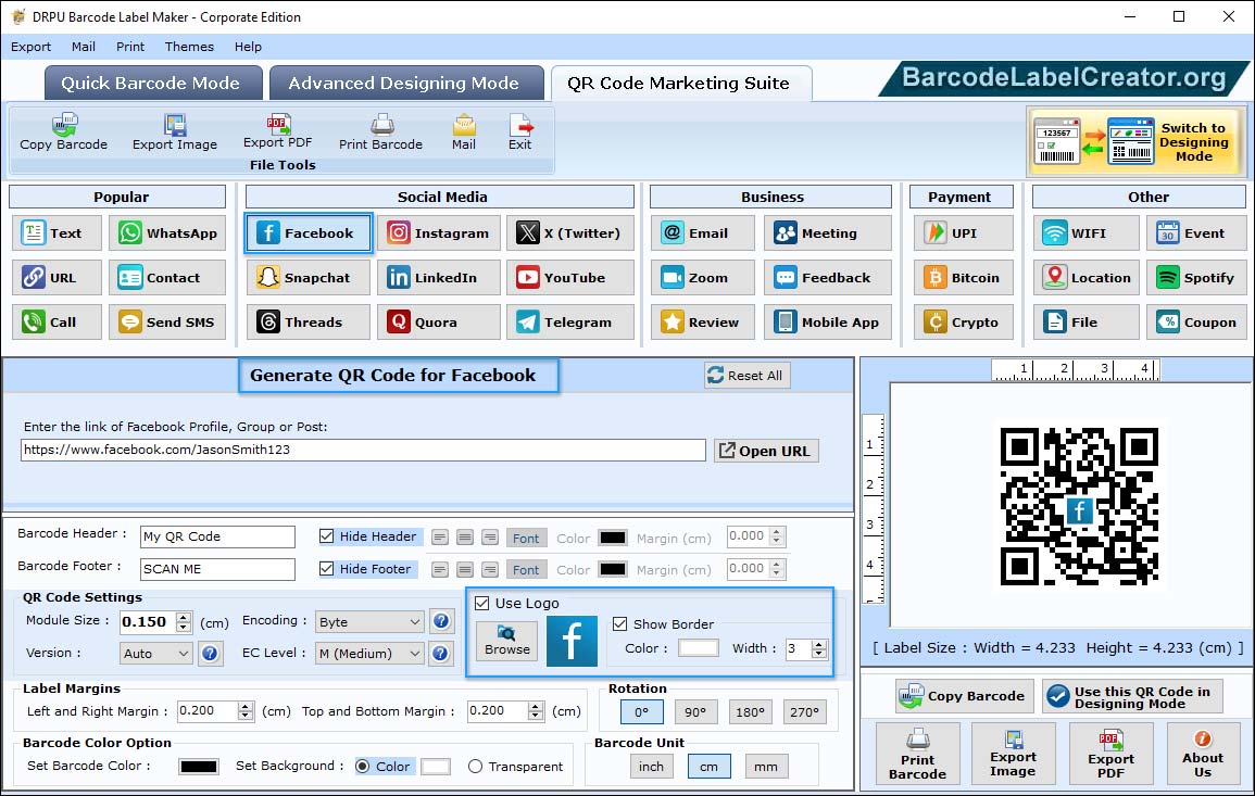 Generate QR Code