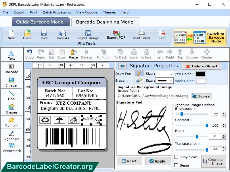 Create Barcode Labels 7.4.1.2 full
